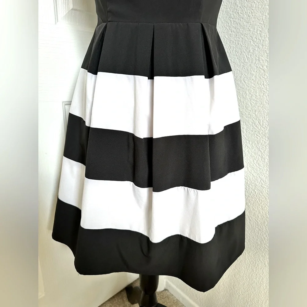 B Darlin Striped Skater Dress 👗 - Picture 5 of 6